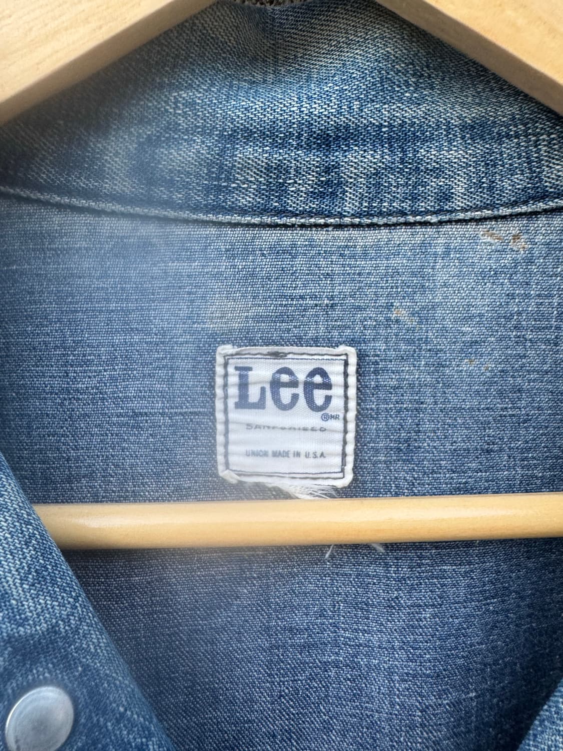 70s lee 빈티지 91-j 젤트 데님 커버올 초어 자켓 상품이미지6