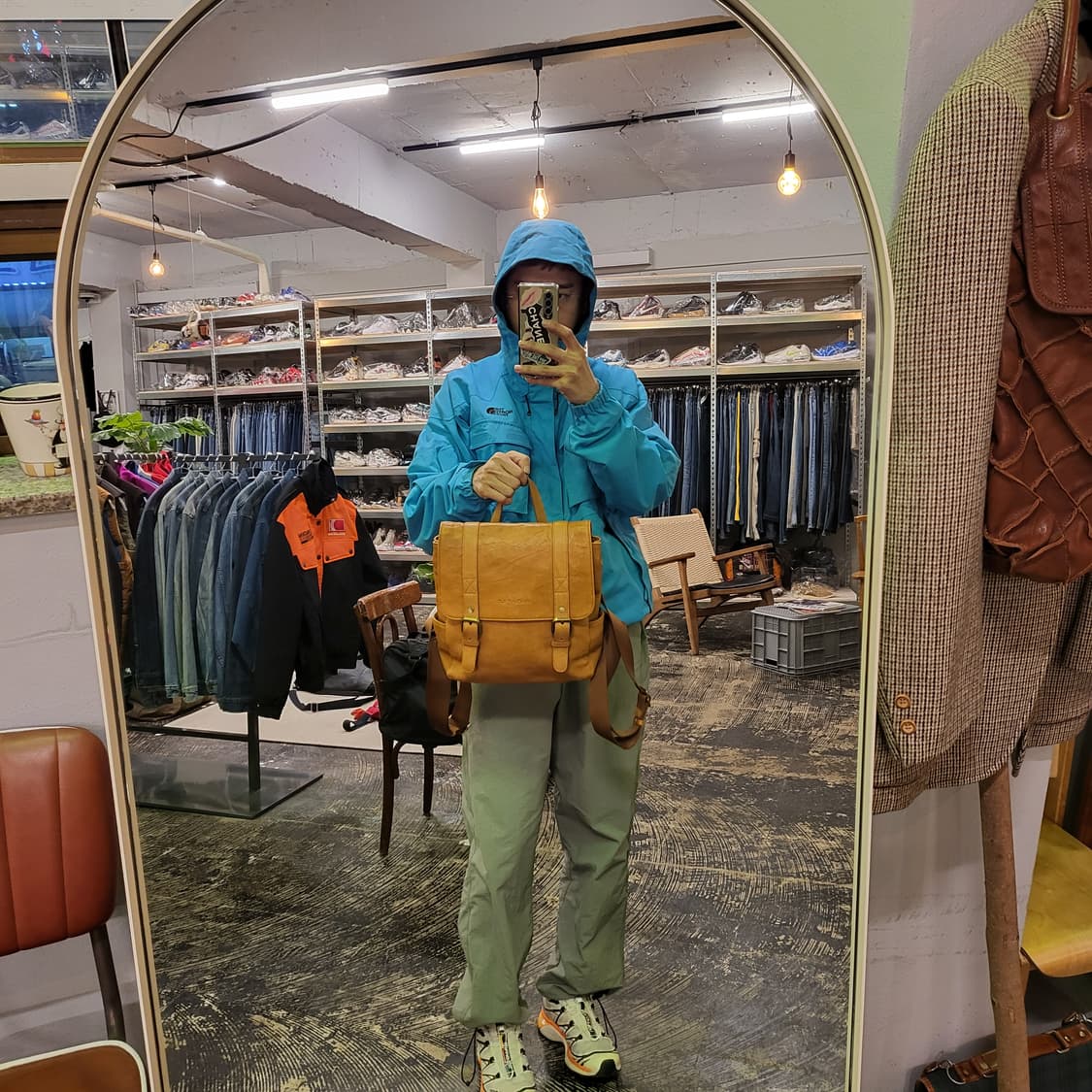 몽삭 레더 백팩 상품이미지2