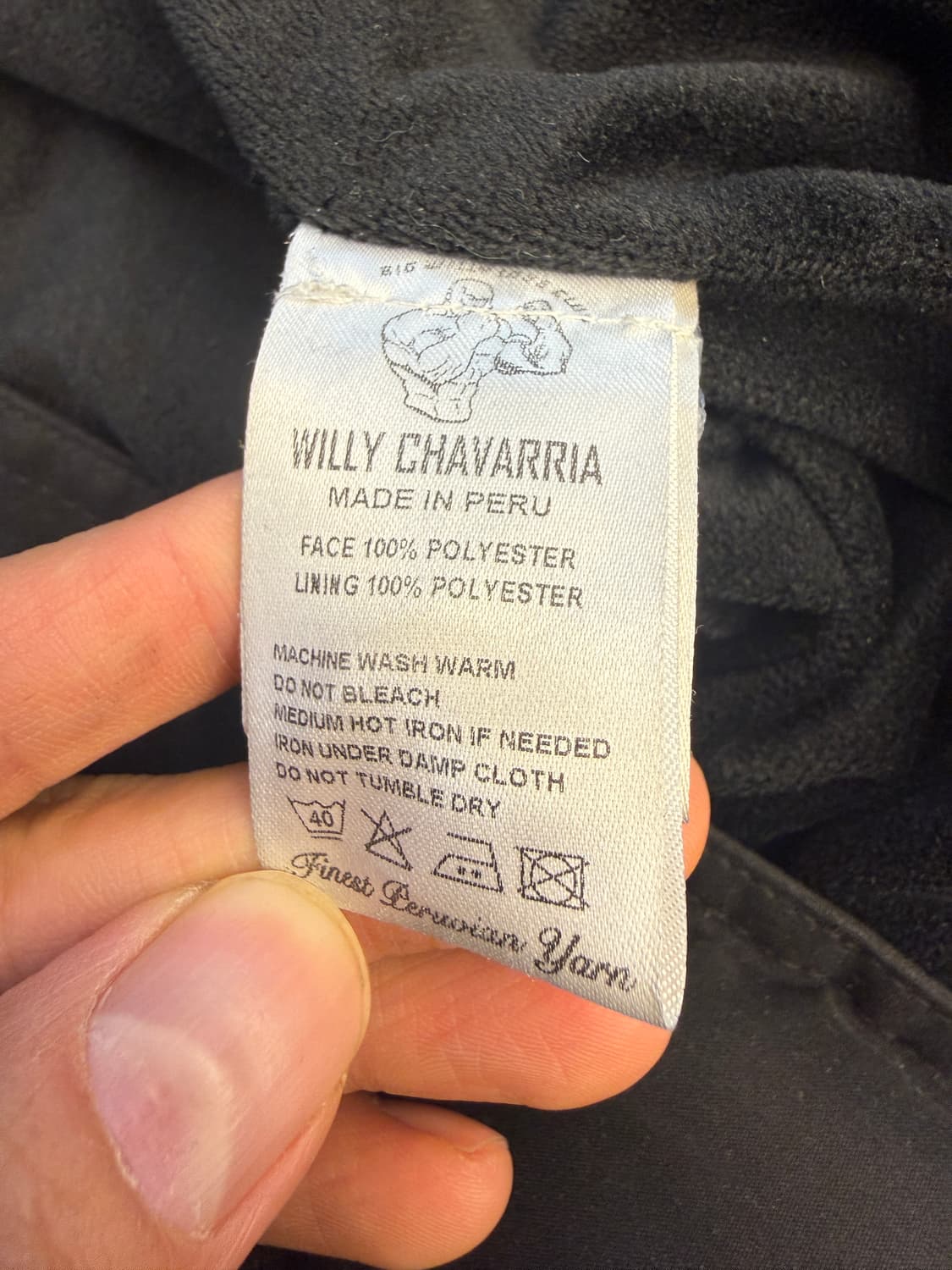 윌리차바리아 자켓 블랙 XL 55만 상품이미지3