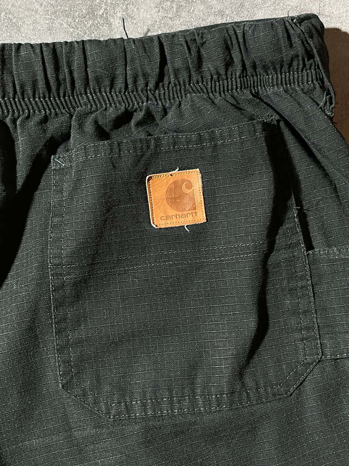CARHARTT 칼하트 빈티지 하프밴딩 블랙 카고 팬츠 상품이미지8