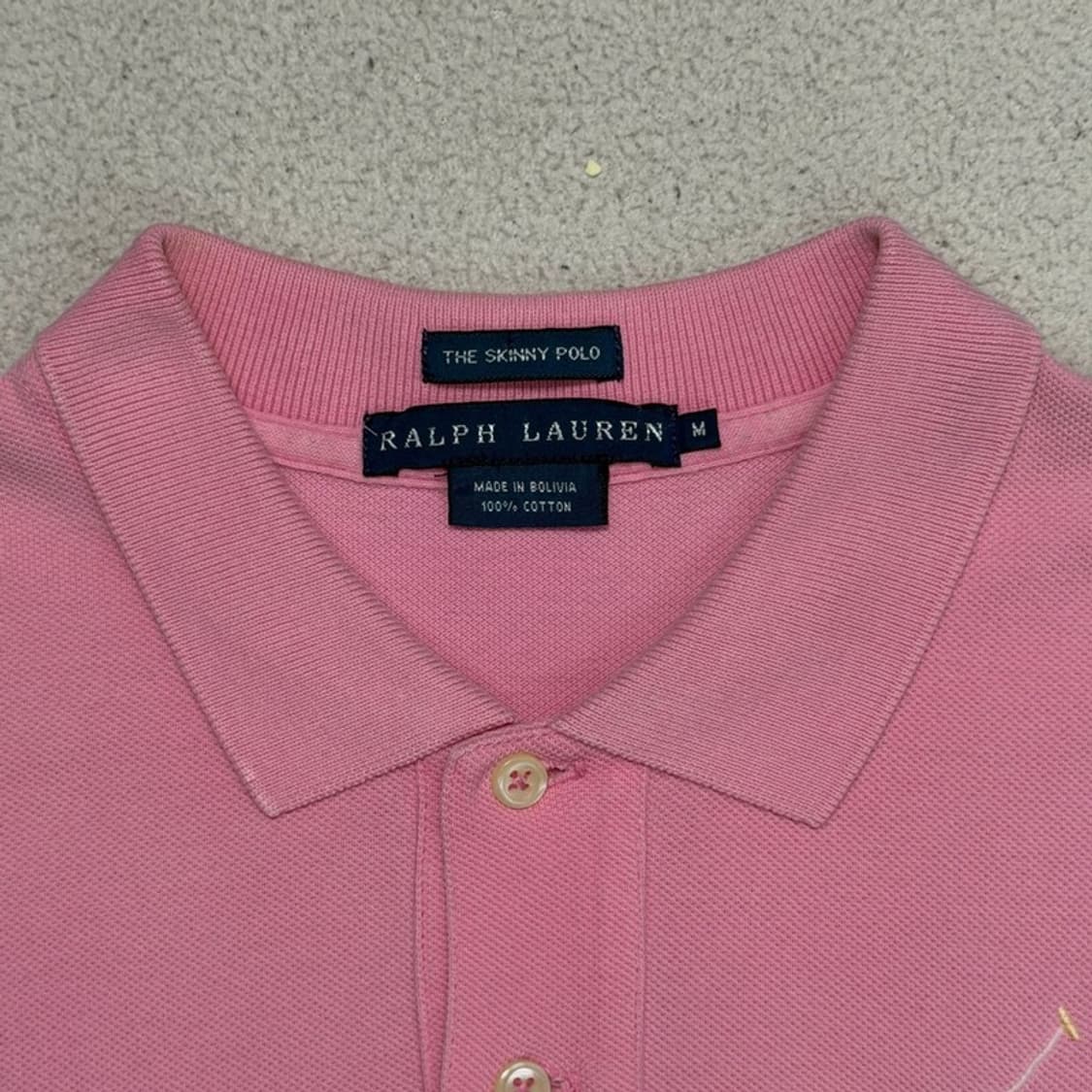 폴로 랄프로렌 빅포니 PK 카라 티셔츠 핑크 M 상품이미지5