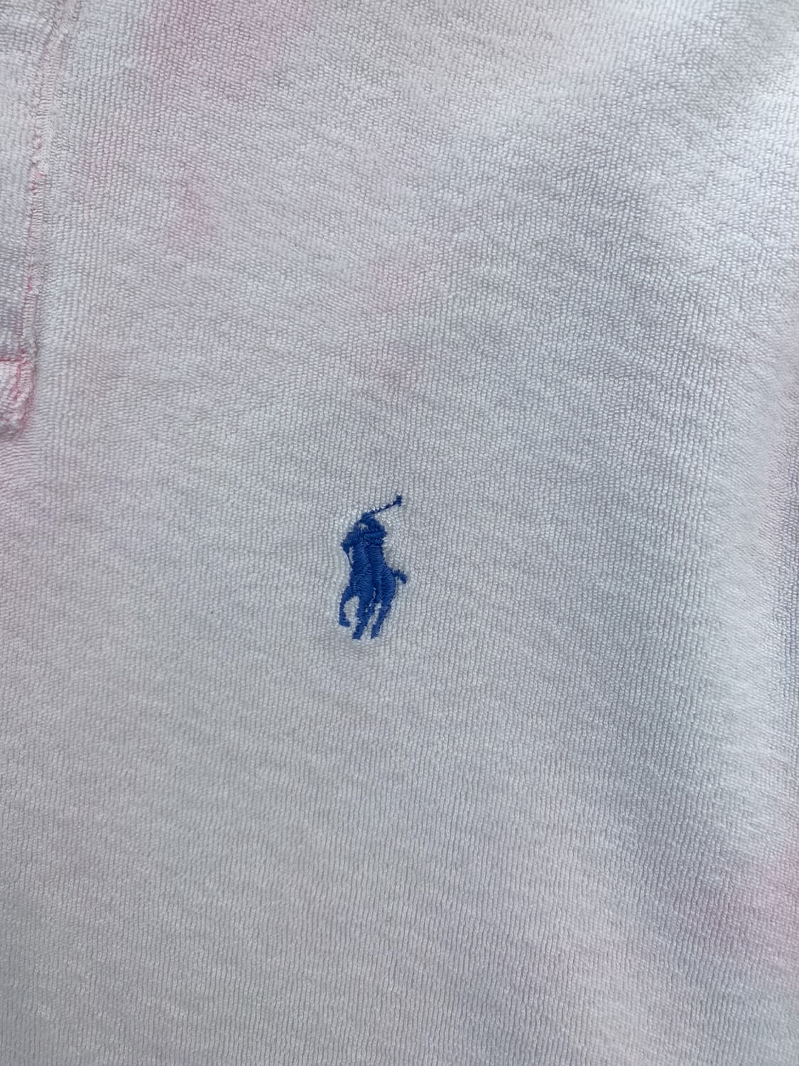 여성 95 폴로 랄프로렌 타이다이 핑크 테리 반팔 상품이미지9
