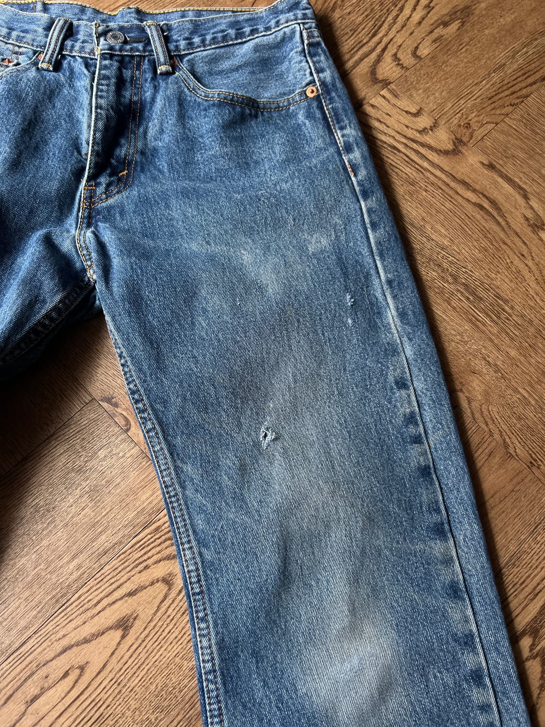 [31]리바이스 505 빈티지 워싱 데님 팬츠 상품이미지4