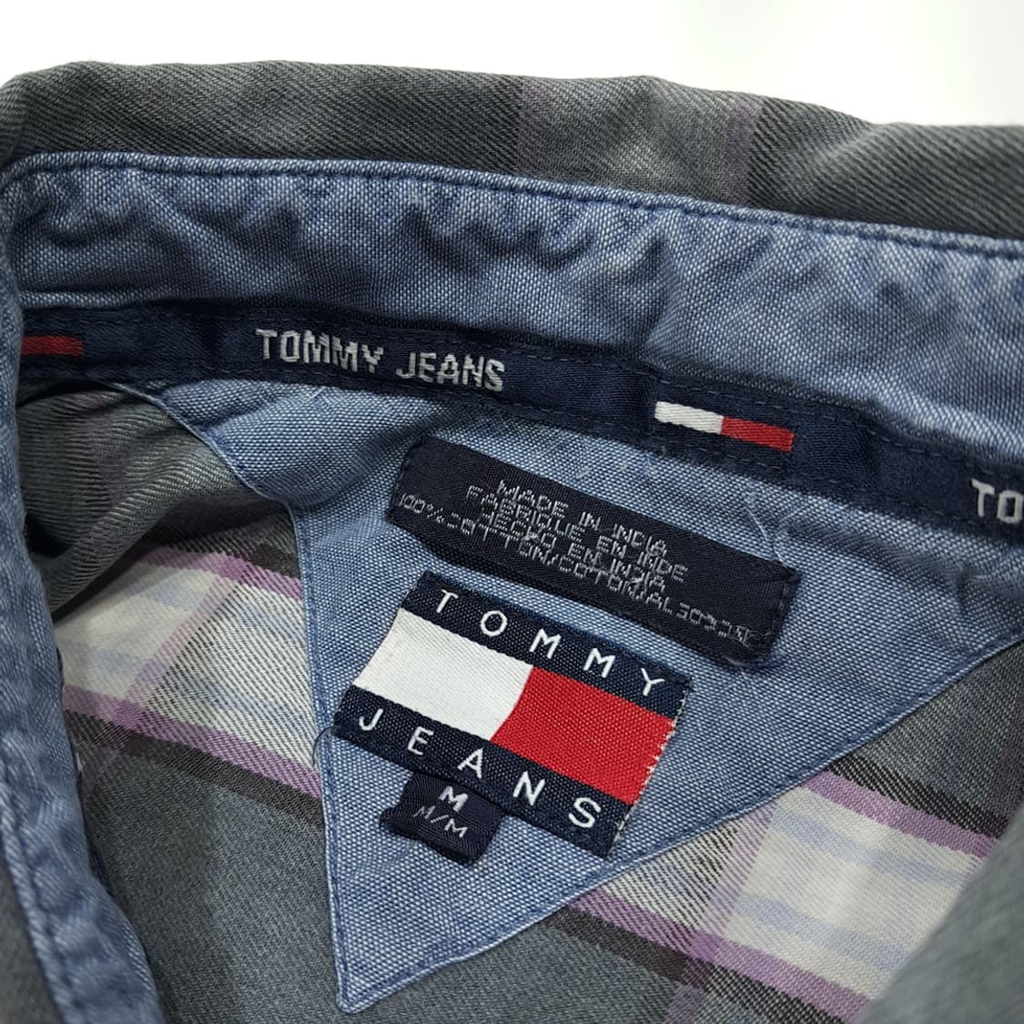 CL883 M 타미진스 90s 클래식 체크 더블포켓 셔츠 남방 상품이미지3