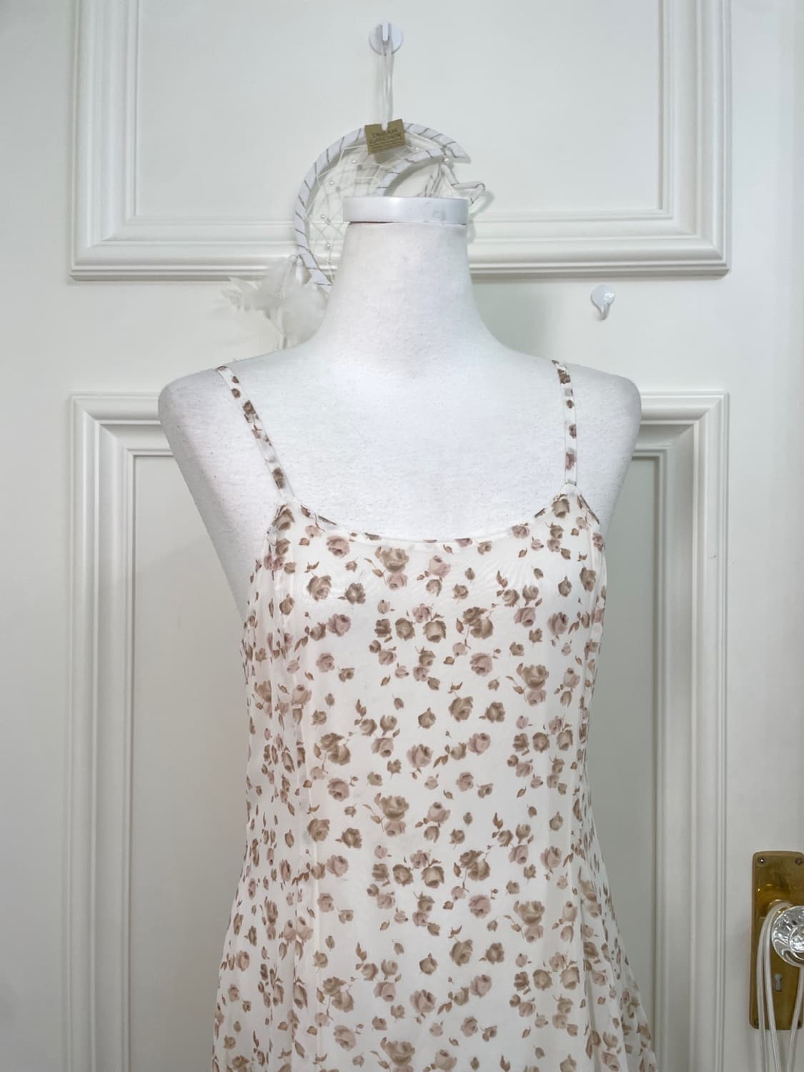 LEST ROSE ivory rose print feminine slee 상품이미지5
