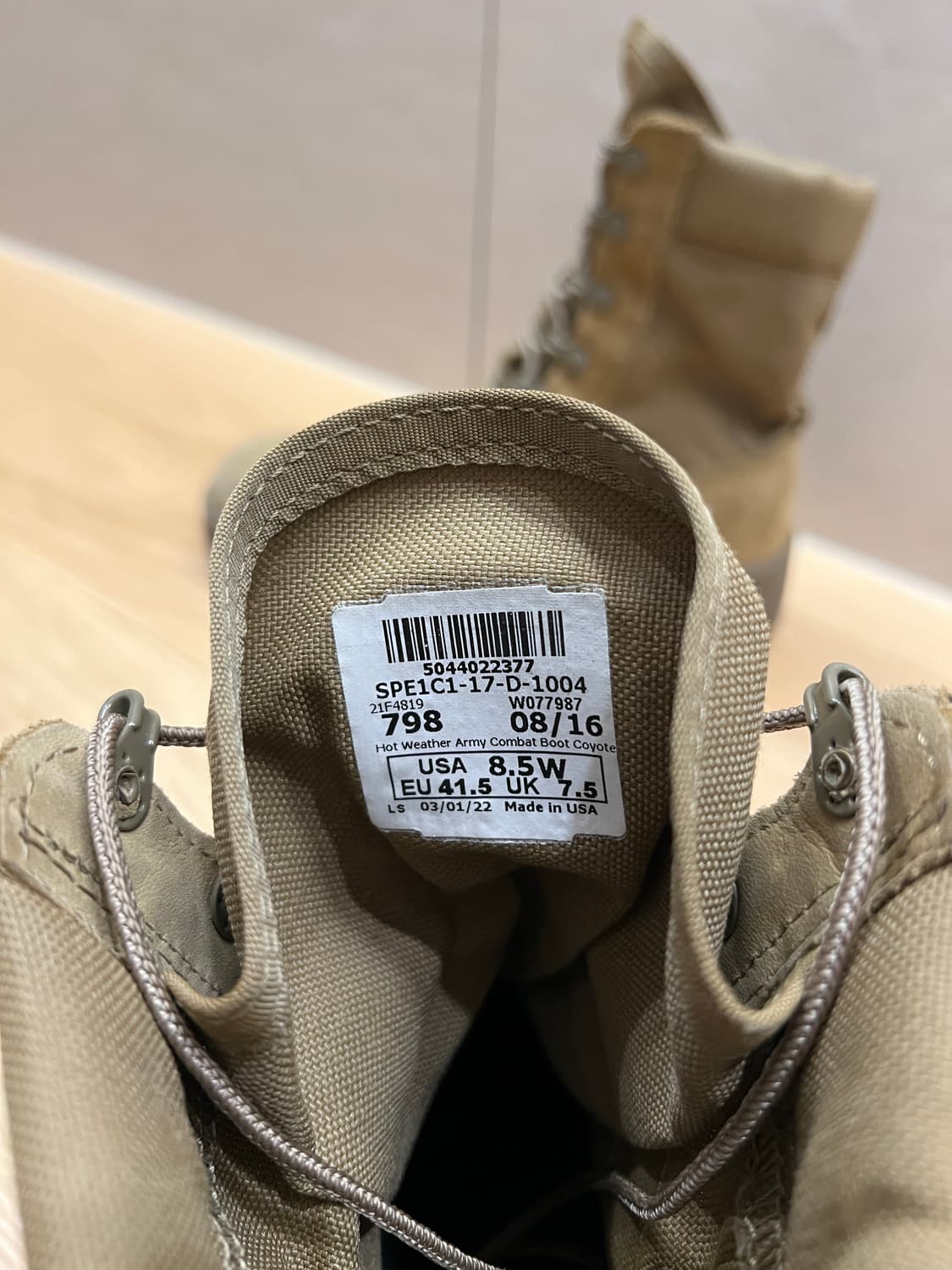 미군 전투화 (사막화/전술화/워커/군화/부츠) 상품이미지4