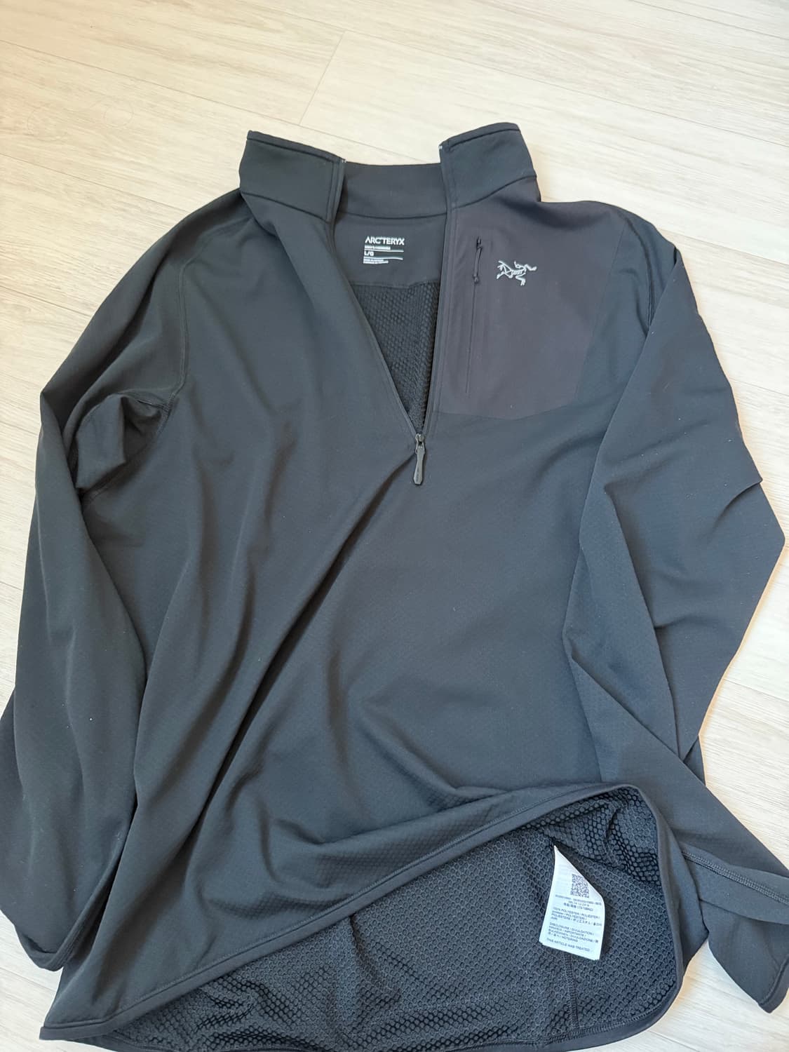 아크테릭스 델타 1/2 집업 L 상품이미지1