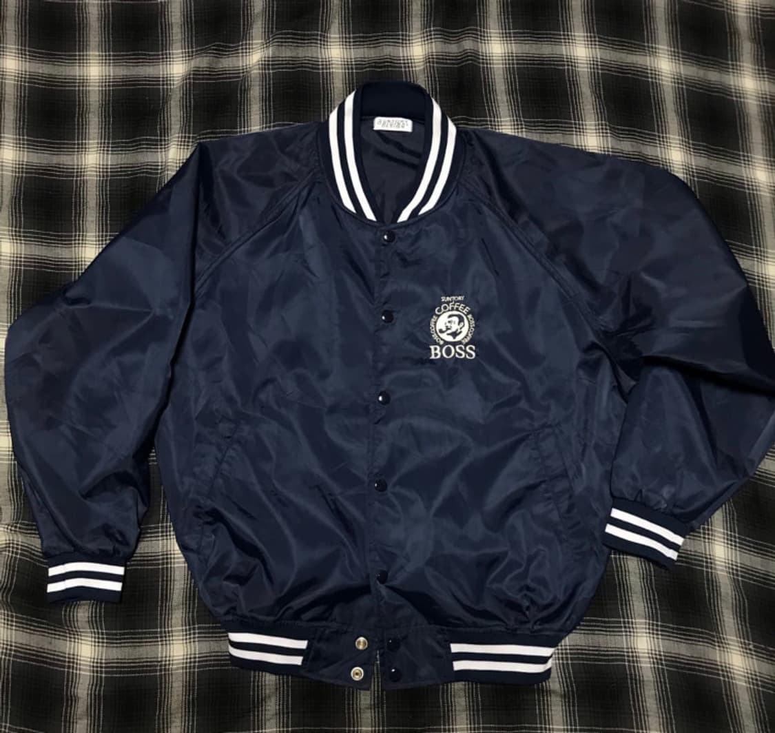 일본 Suntory BOSS 커피 베이스볼 자켓 상품이미지1