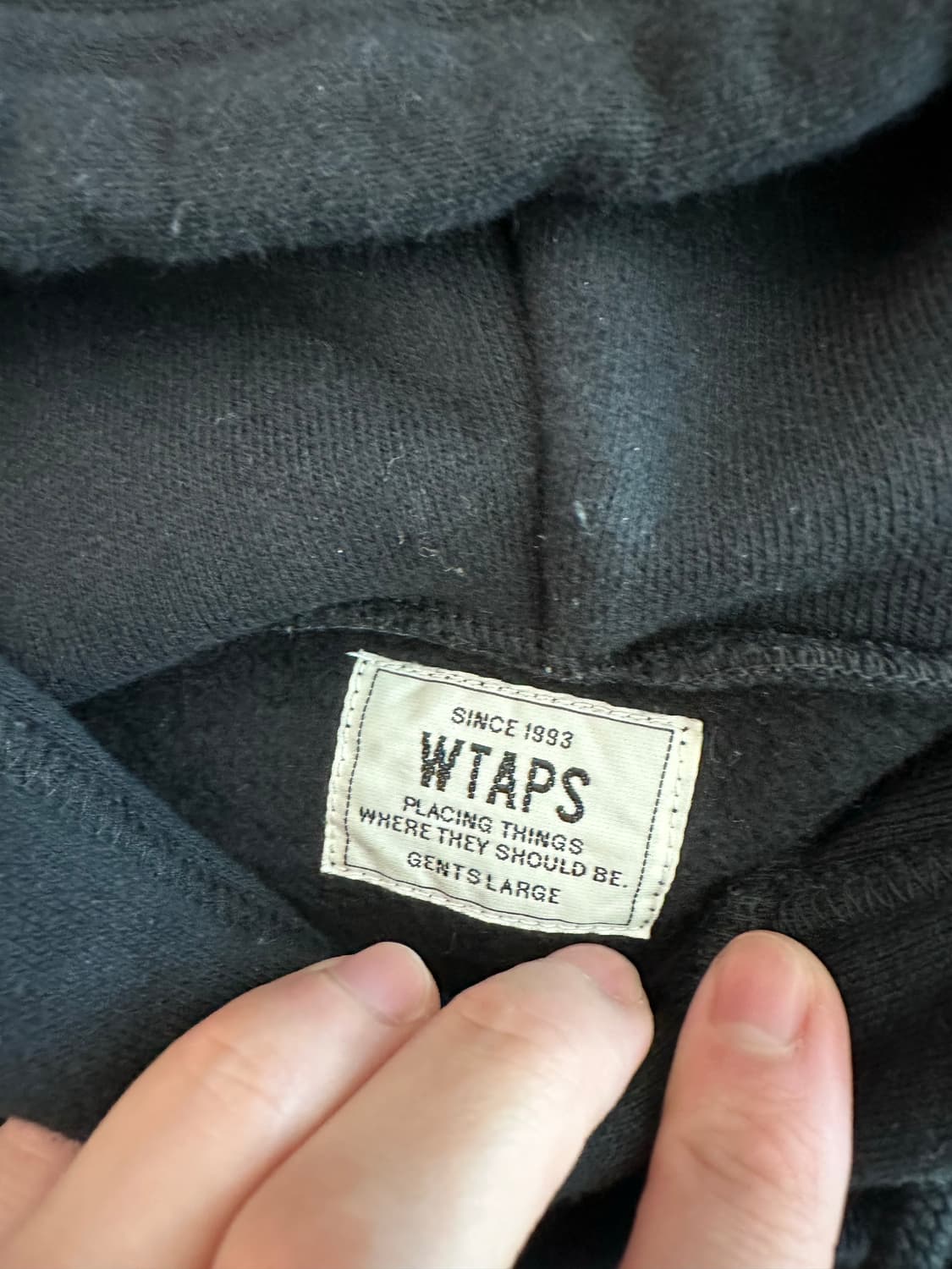 16 wtaps 더블탭스 디자인 후드 뼈 그래픽 L 상품이미지3