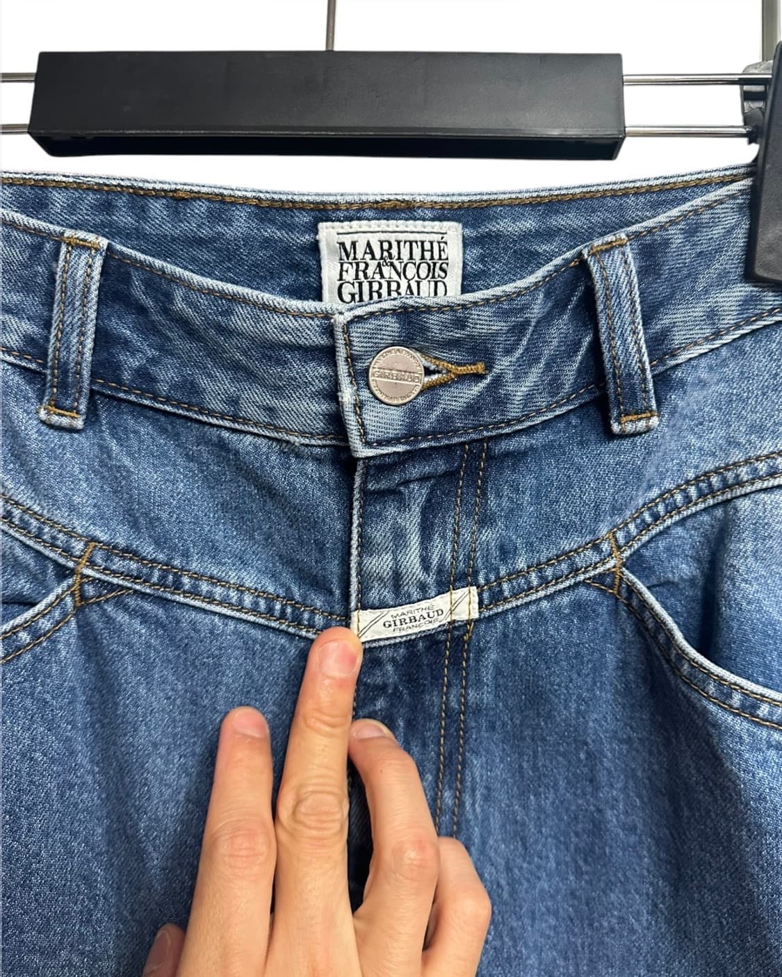 마리떼 프랑소와 저버 테이퍼드핏 데님 팬츠 32size 상품이미지3