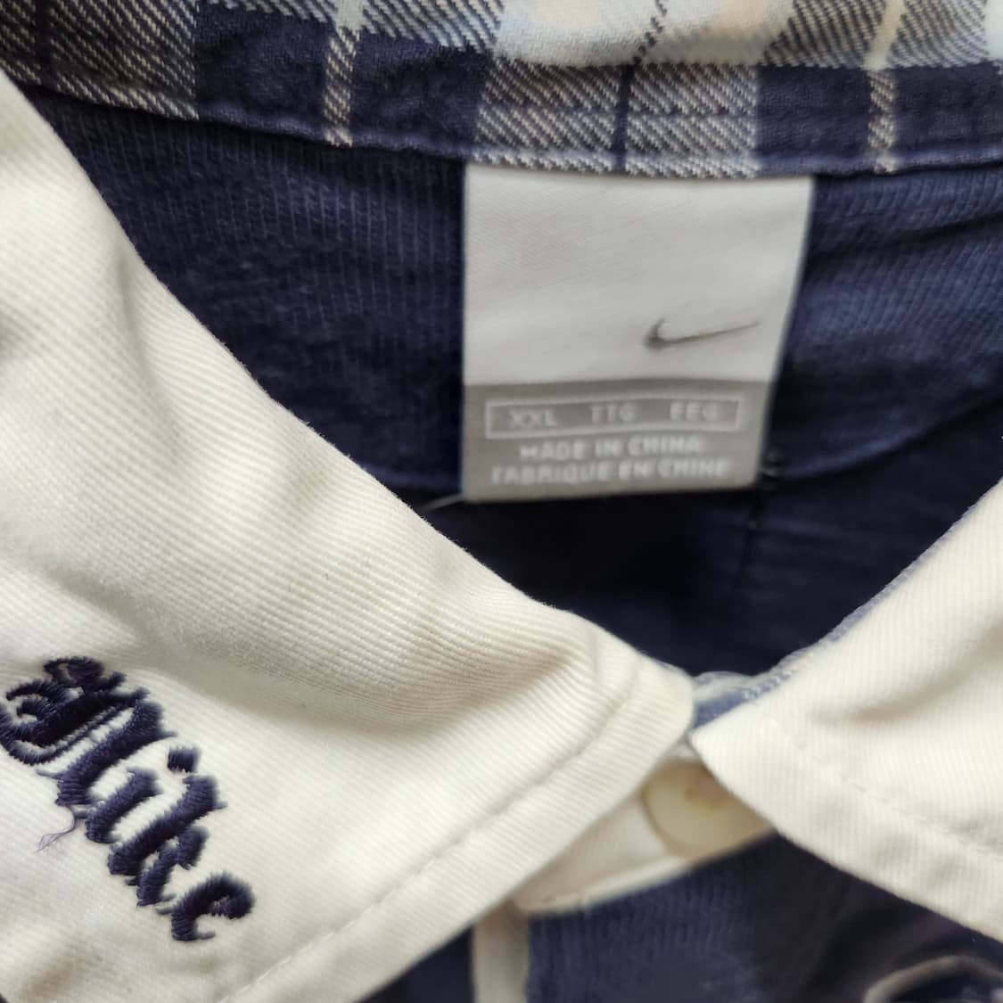 올드스쿨 나이키 로고 럭비티 등번호 반팔카라XXL(2XL) 상품이미지6