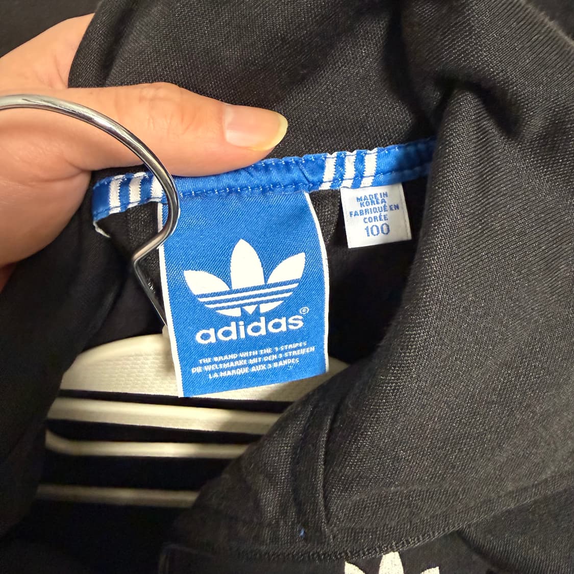 아디다스 유로파 저지 블랙 100 트랙탑 상품이미지3