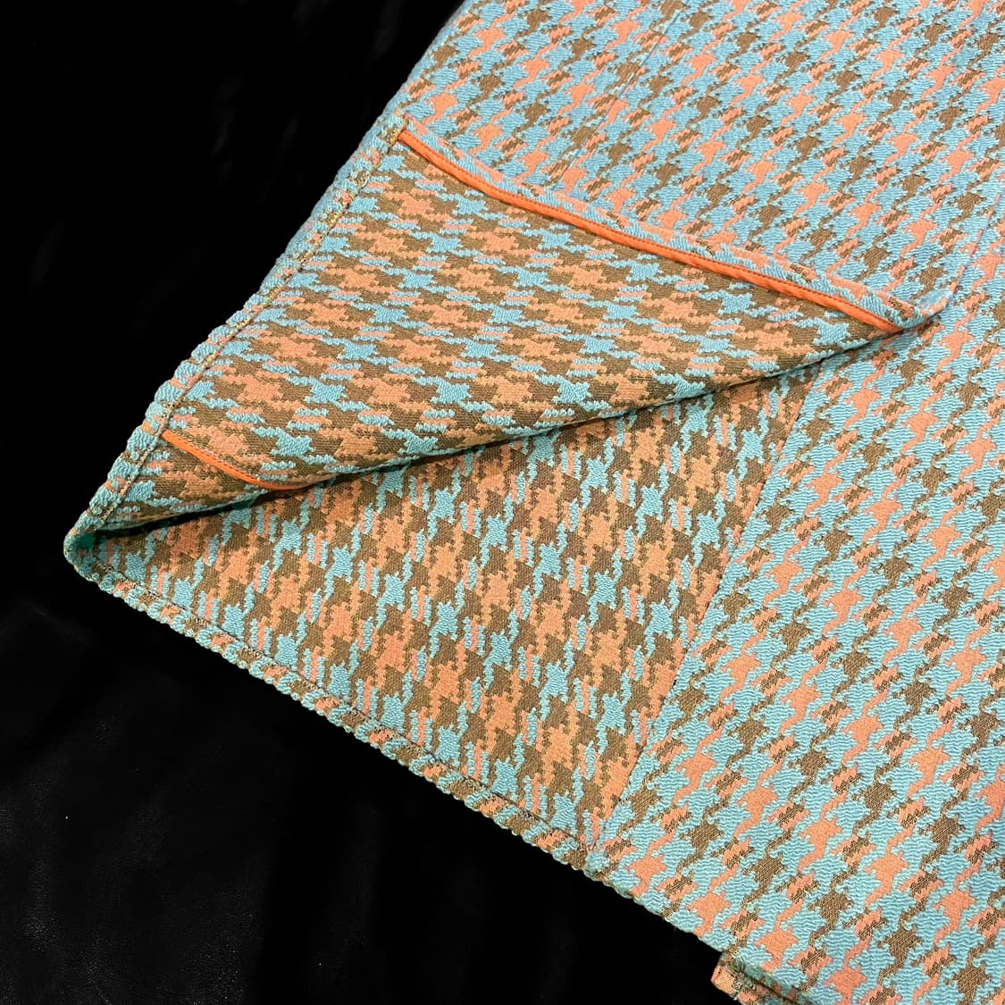 랑방 하운드투스 체크 롱코트 상품이미지5