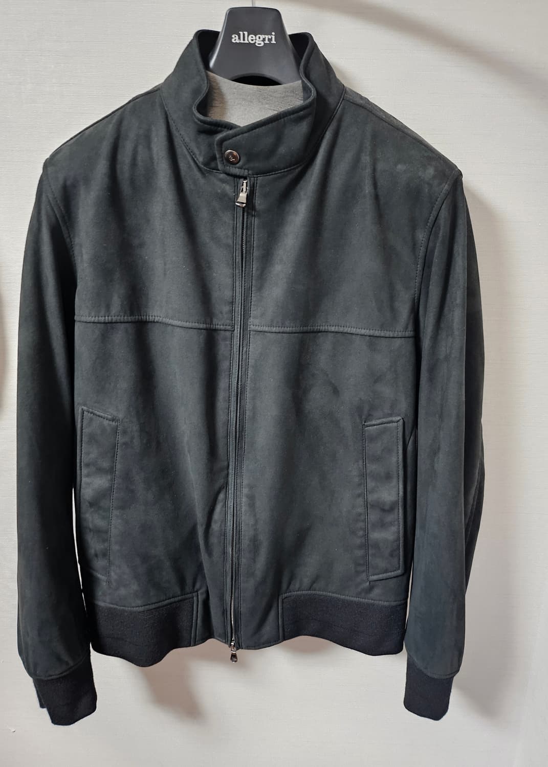 알레그리 폭스 스웨이드 블루종 상품이미지1