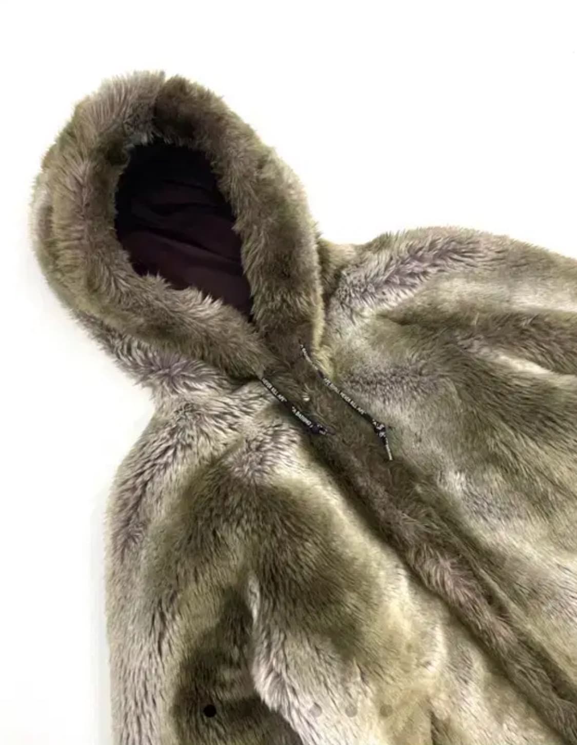 베이프 Bape 00s 투톤 카키 후드 퍼자켓 (2 way) 상품이미지3