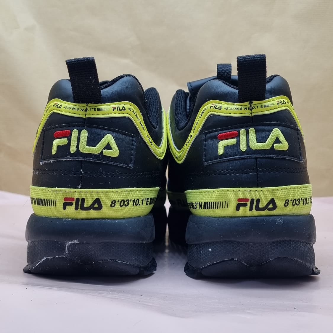 휠라 디스럽터2 옐로우 남성운동화 265 상품이미지4