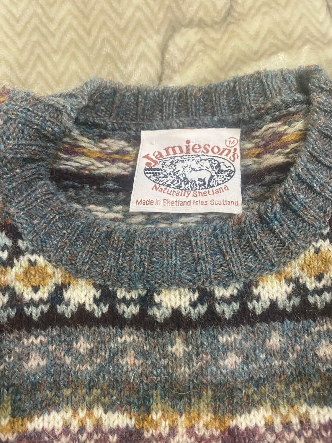 Jamieson’s 페어아일니트M 상품이미지2