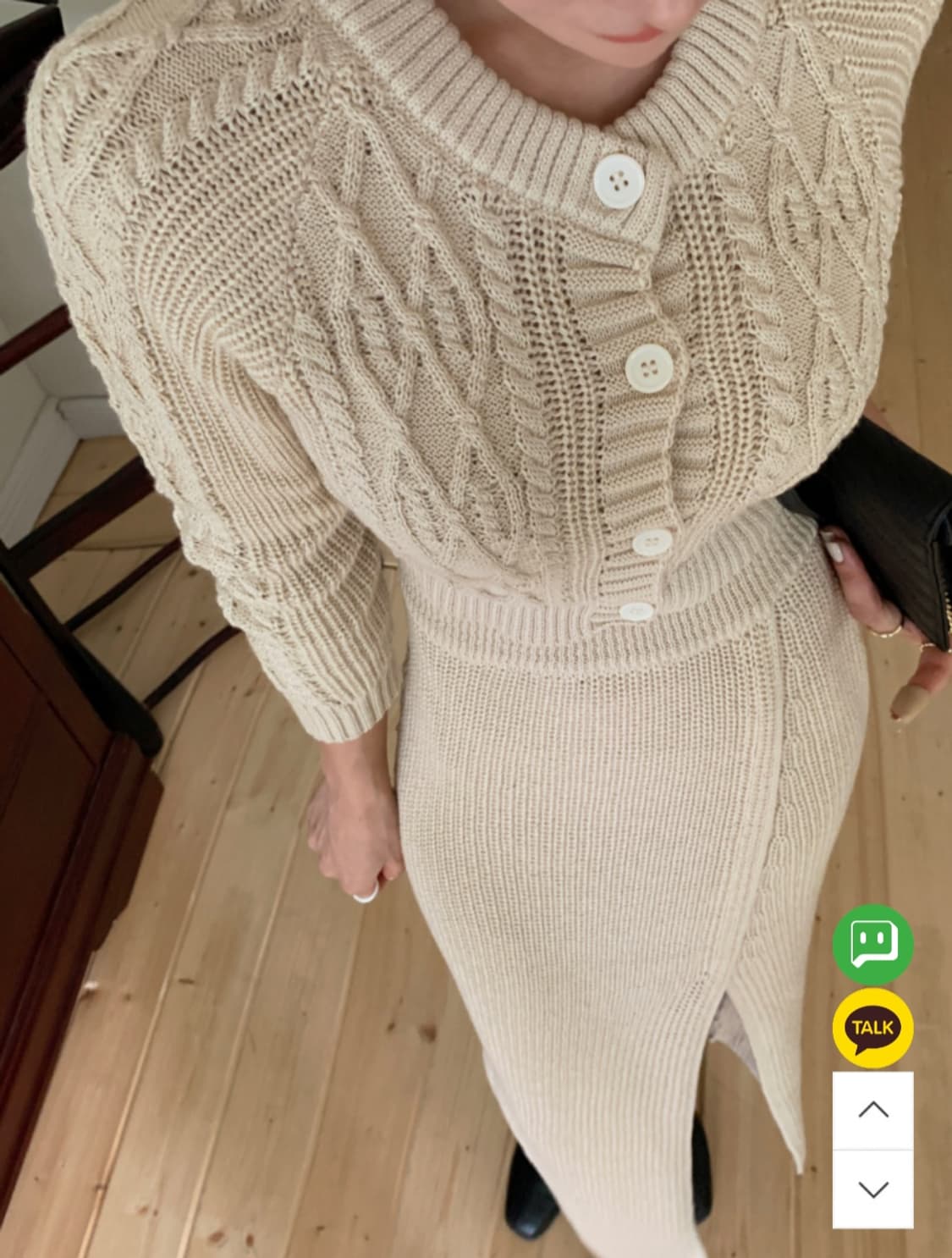 니트 스커트 투피스 세트 상품이미지9