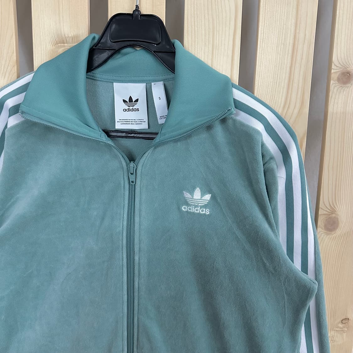 (S) 아디다스 민트 코지 벨루어 트랙탑 벳벳 져지 상품이미지4