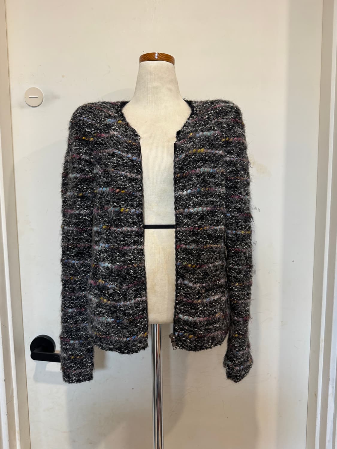 이자벨마랑 에뚜왈 부클 트위드 집업자켓 상품이미지3