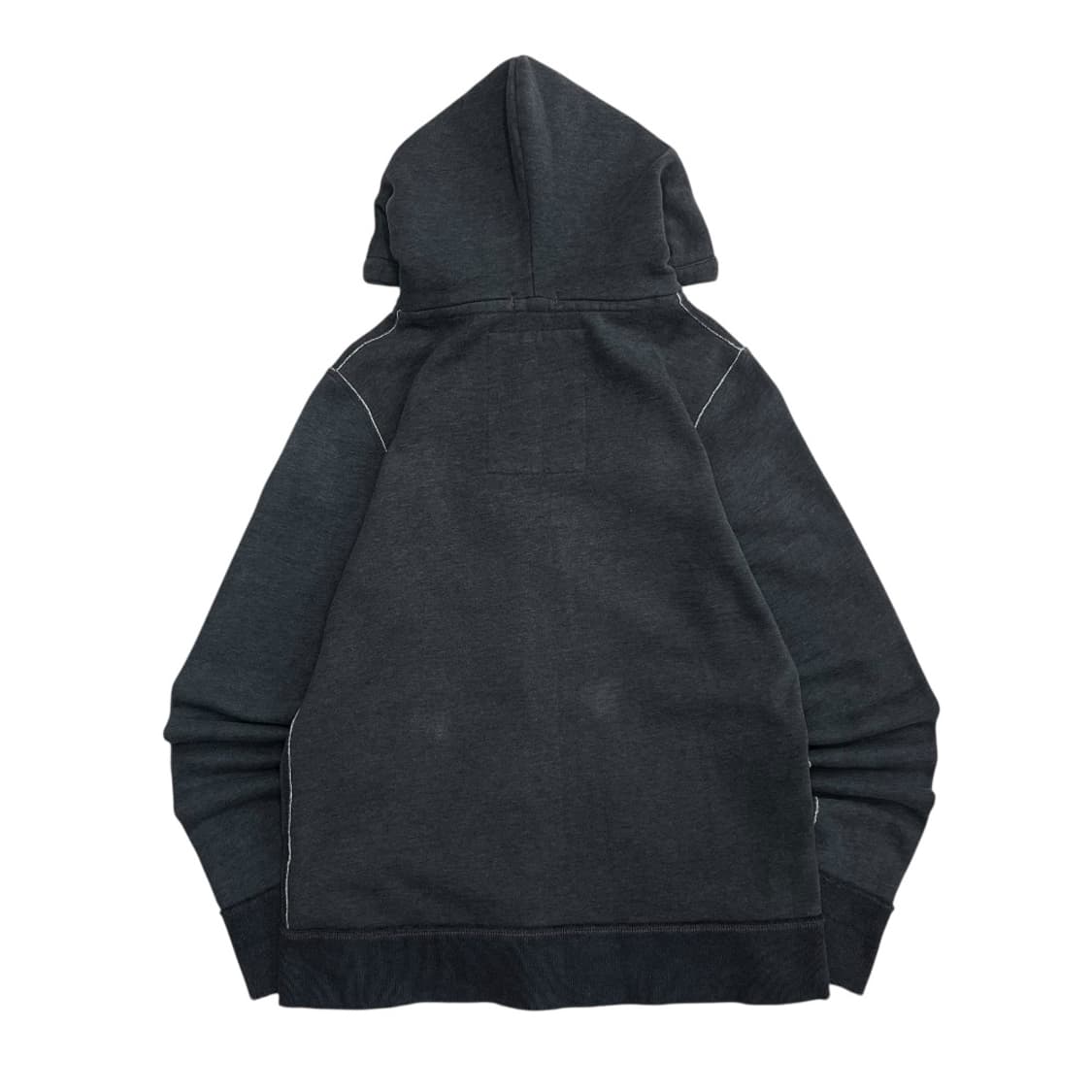 아베크롬비 센터로고 차콜 후드집업 L 상품이미지2