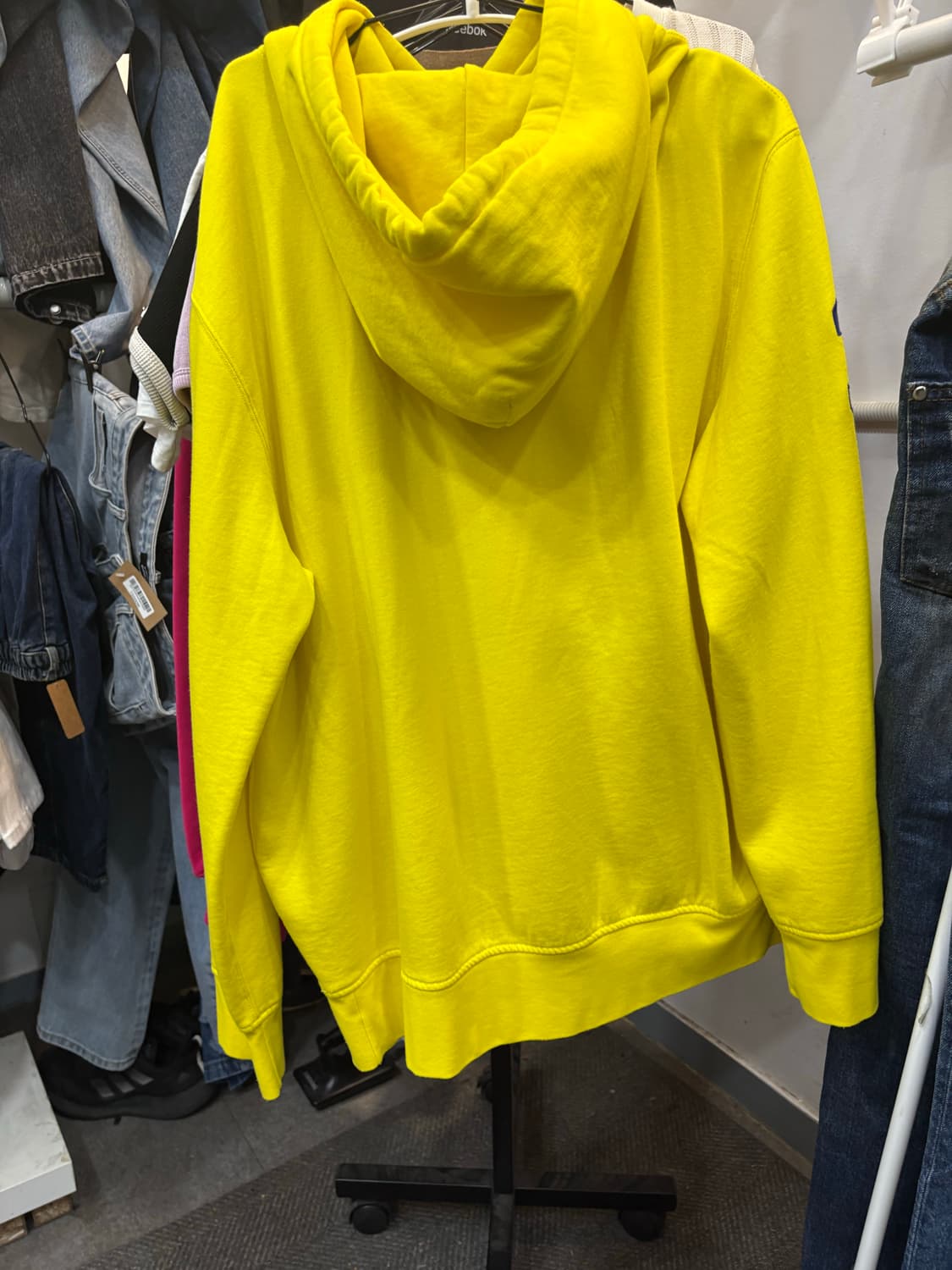 폴로 랄프로렌 빅포니 옐로우 후드티 XL 사이즈 상품이미지4