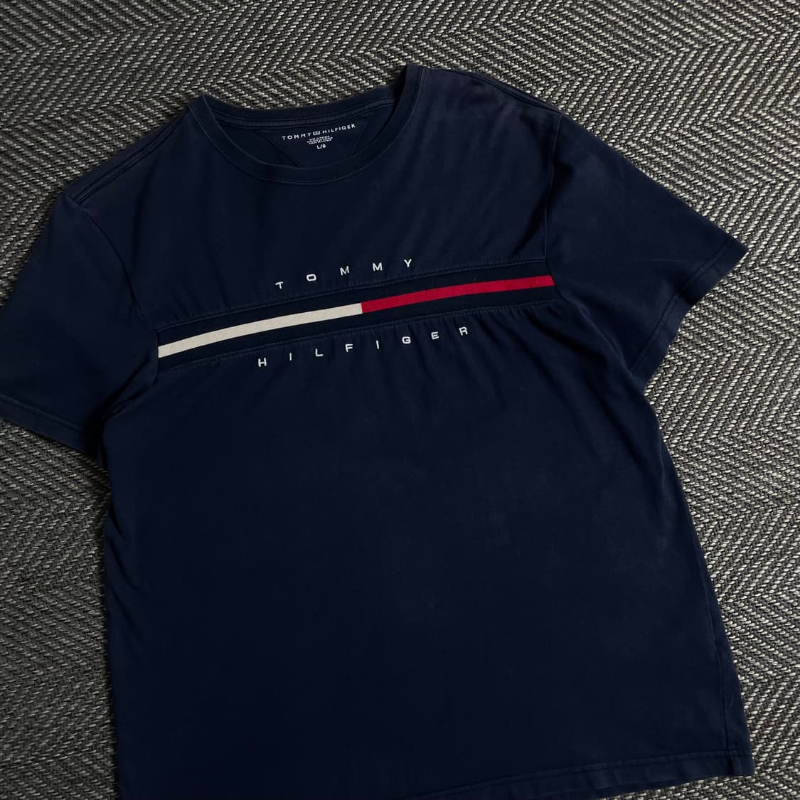 타미힐피거 빅로고 올드스쿨 반팔 티셔츠y 3210 상품이미지1