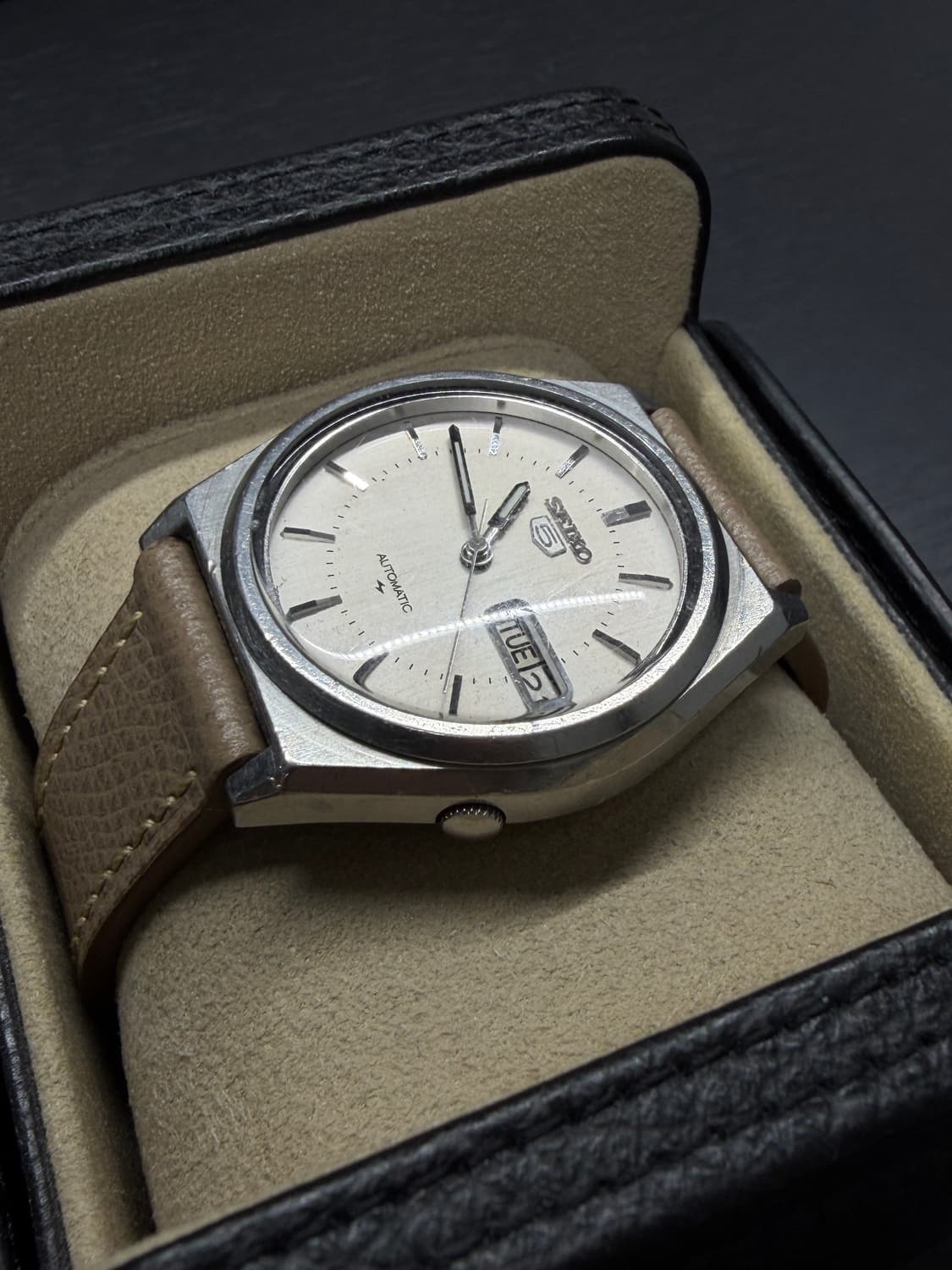 빈티지 세이코 오리지널 화이트린넨판 각러그 상품이미지4