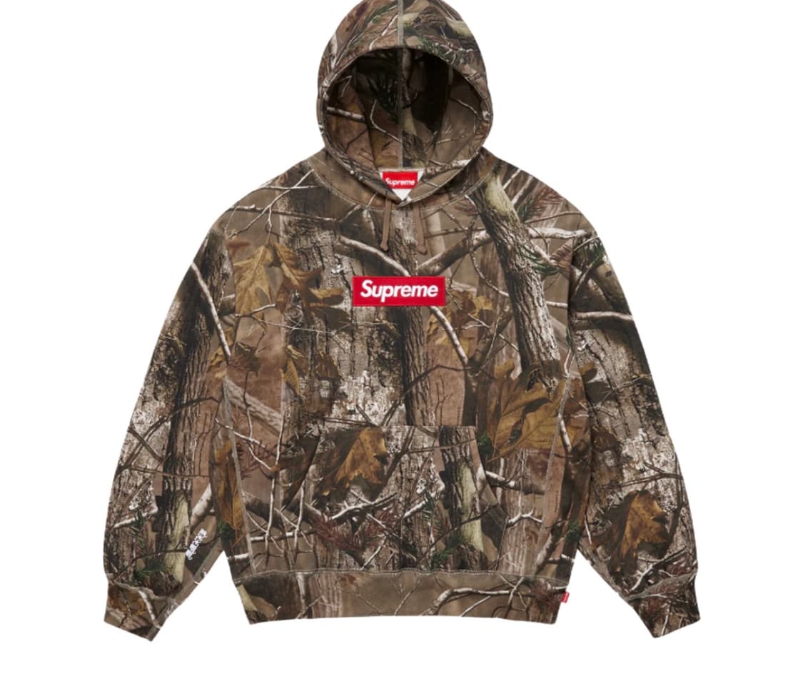 L) 25FW 슈프림 박스로고 후드 카모 리얼트리 상품이미지1