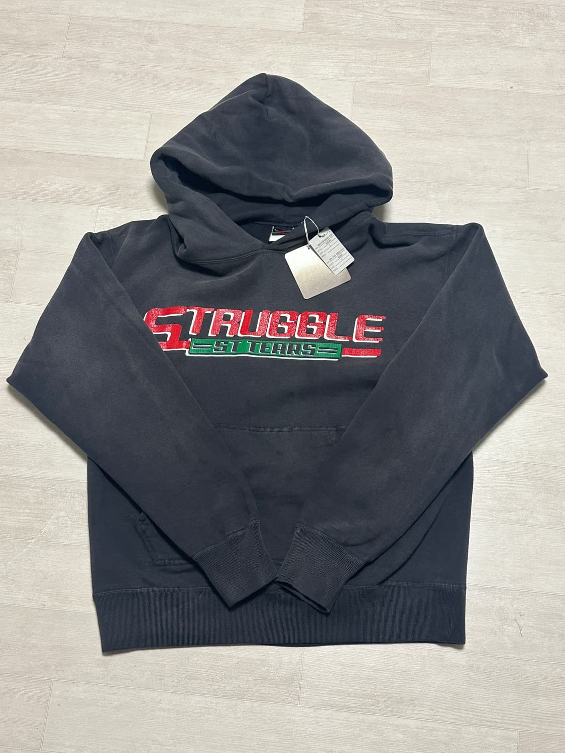 세인트미카엘x데님티어스 후디 새상품 판매합니다 상품이미지1