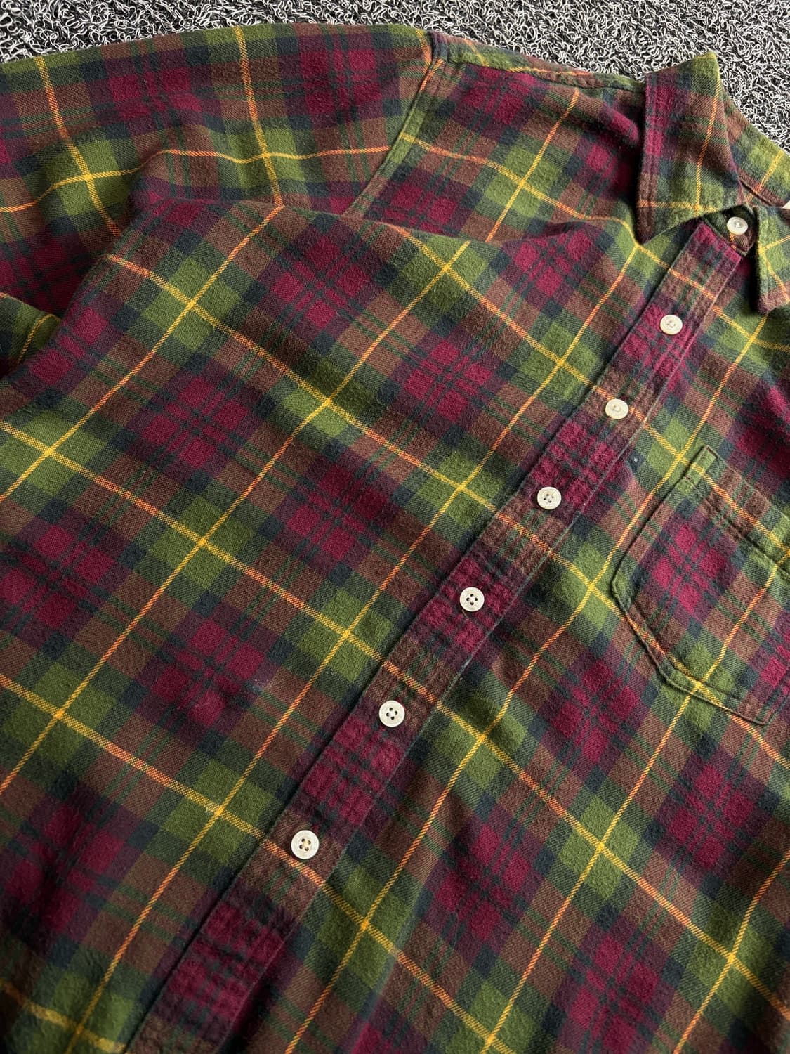 LL BEAN 엘엘빈 클래식 타탄 체크 플란넬 셔츠 3257 상품이미지3