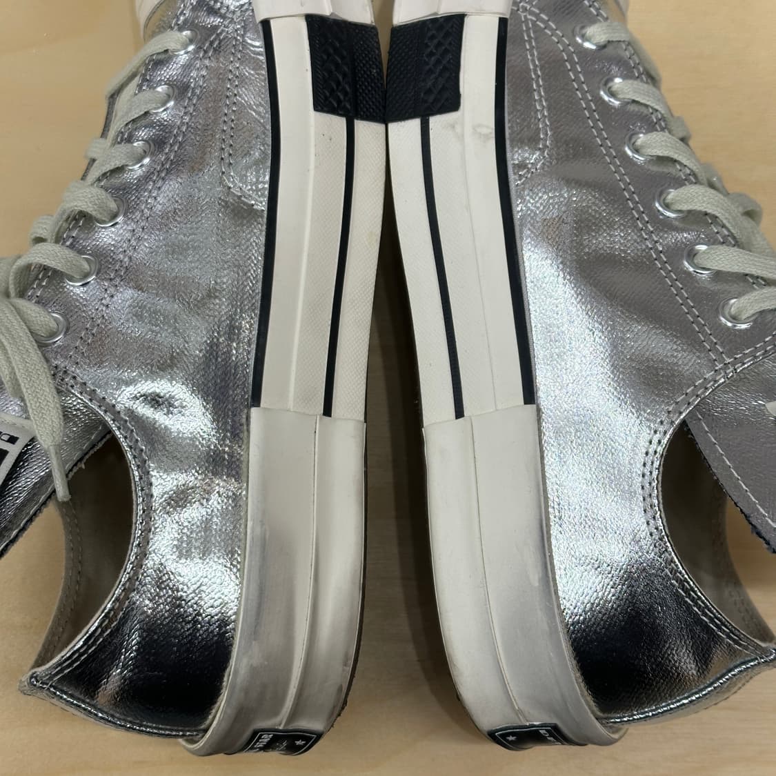 [280] 다크쉐도우 X 컨버스 터보다크 척 70 로우 실버 상품이미지5