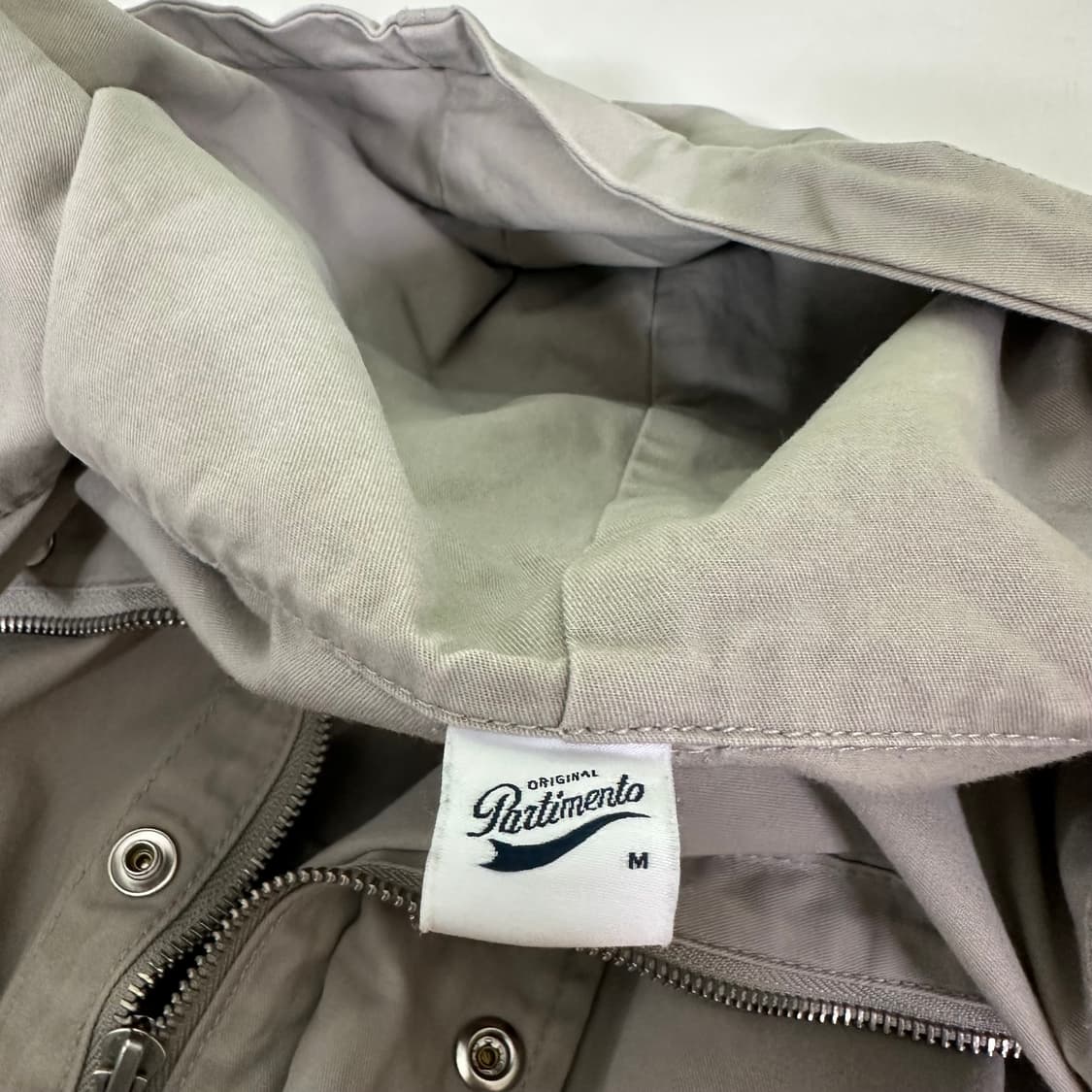 M 파르티멘토 세민트그레이 투웨이 코튼 후드자켓 상품이미지4