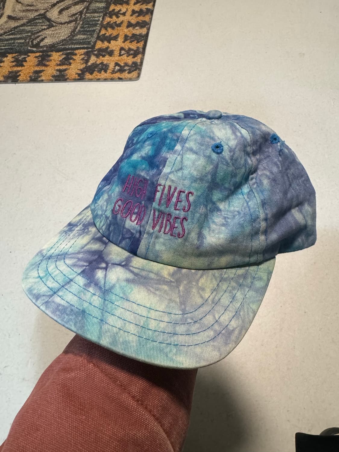 Elm company 빈티지 자수 나염 캠프캡 모자 볼캡 스냅백 상품이미지1