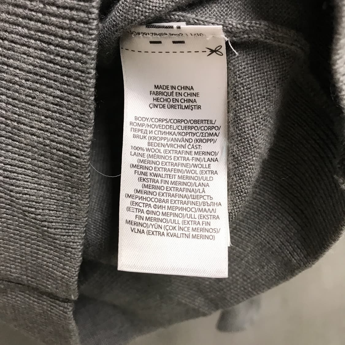 폴로 랄프로렌 브이넥 니트 그레이 M(W) 상품이미지6