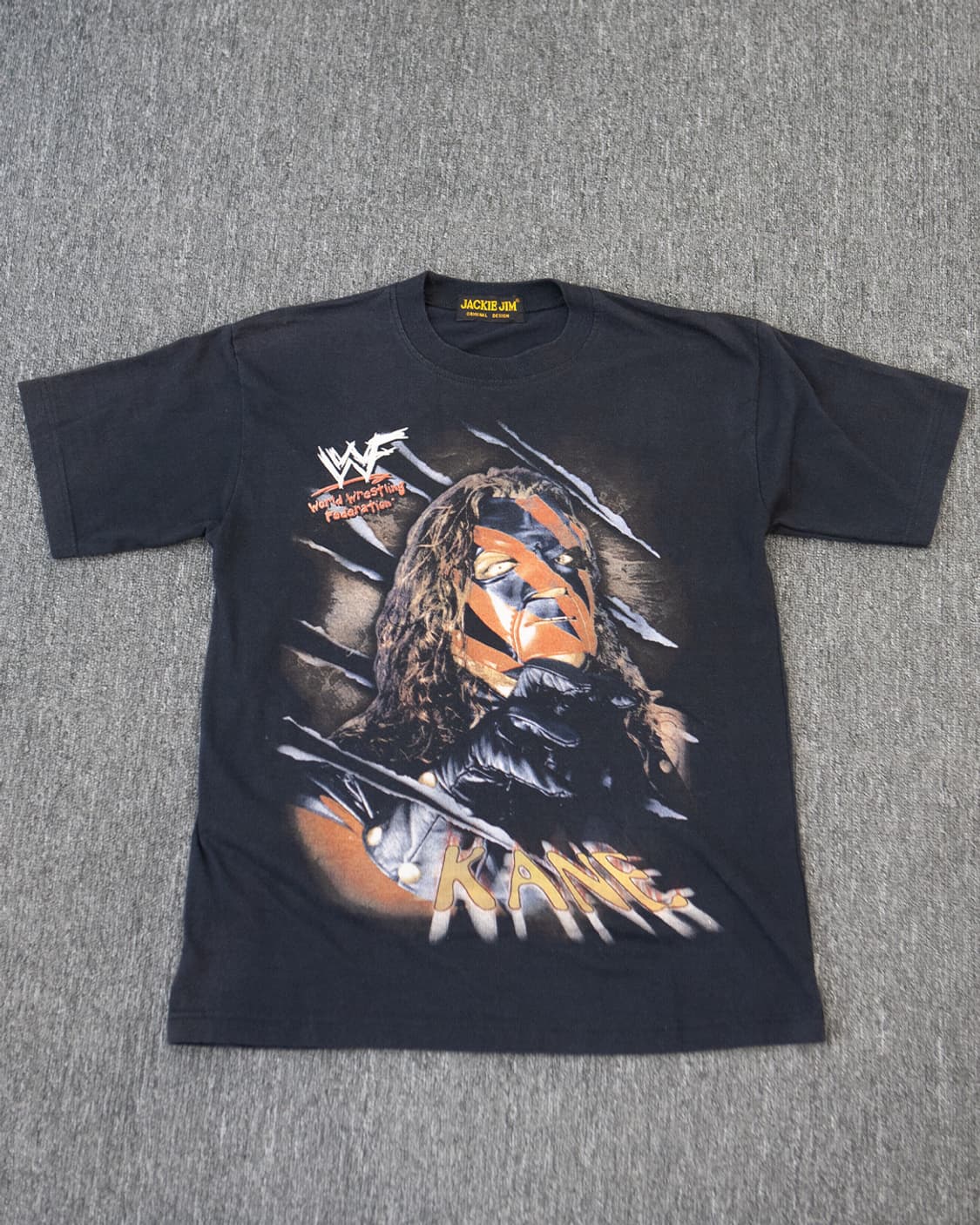  올드 빈티지 WWE WWF 레슬링 케인 반팔티셔츠 상품이미지1