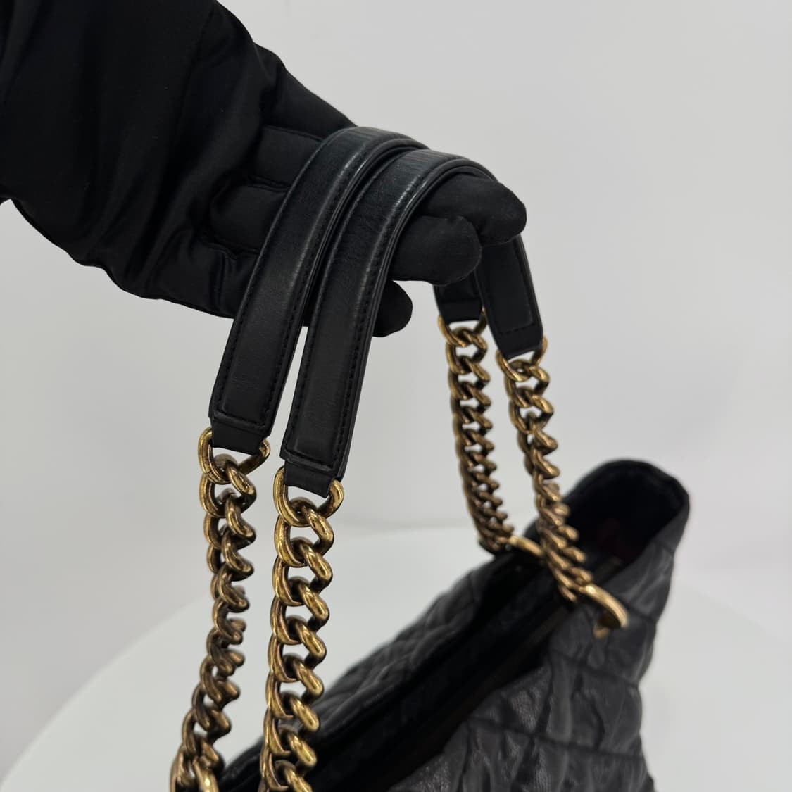 샤넬 캐비어 체인 숄더백 블랙 상품이미지7