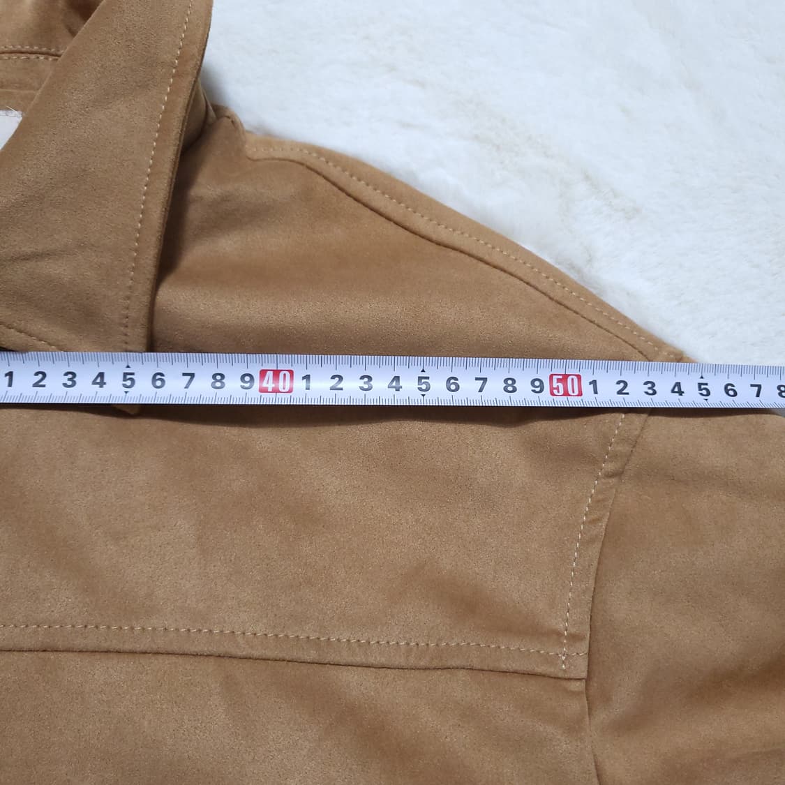 레이디볼륨 스웨이드 자켓 F 0310 뽀샤샤 상품이미지3