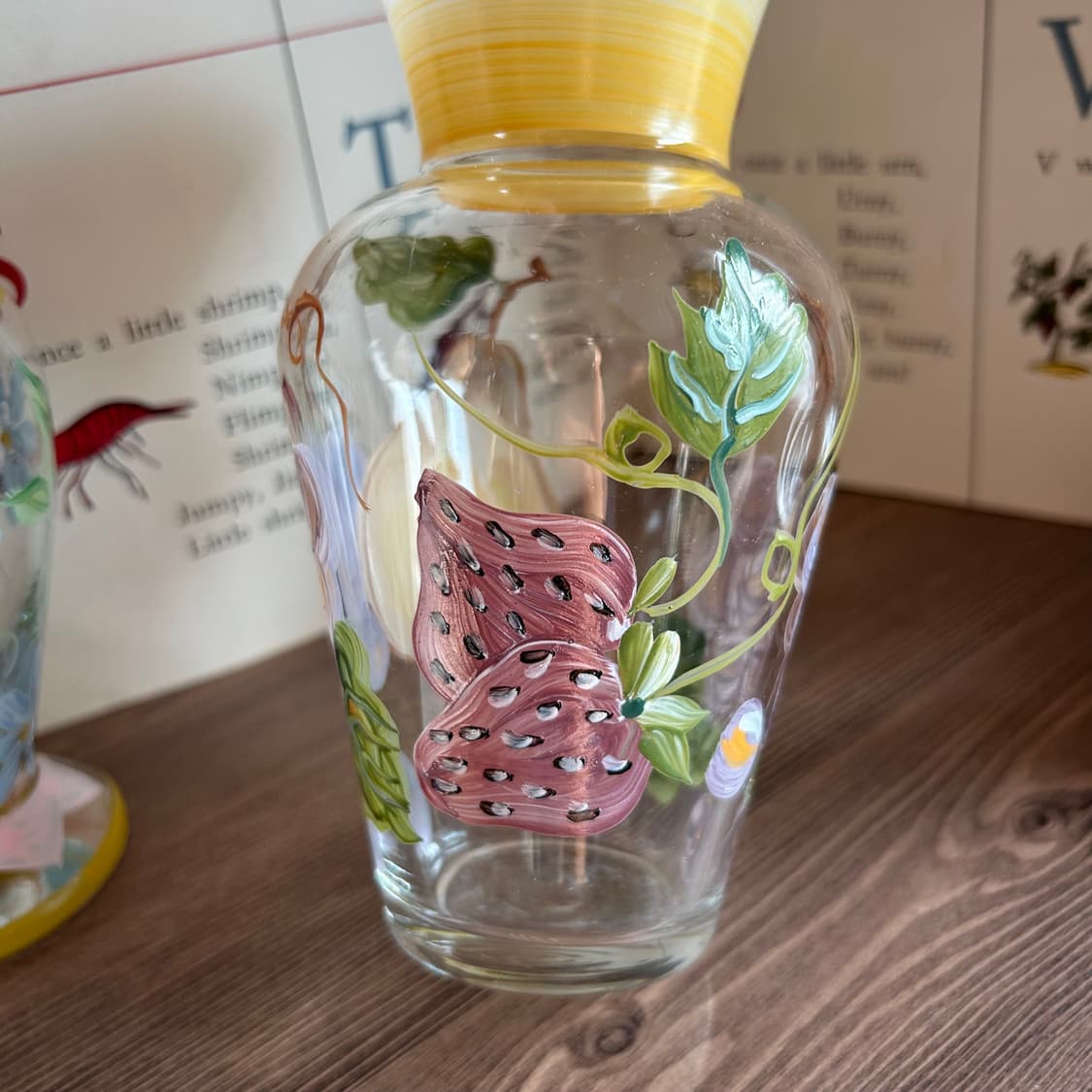 핸드페인티드 미국 빈티지 화병 오브제  상품이미지9