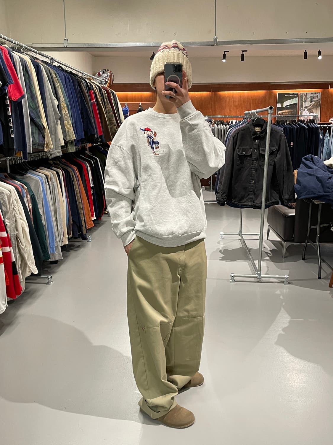 90's 베티붑 USA 맨투맨   상품이미지3