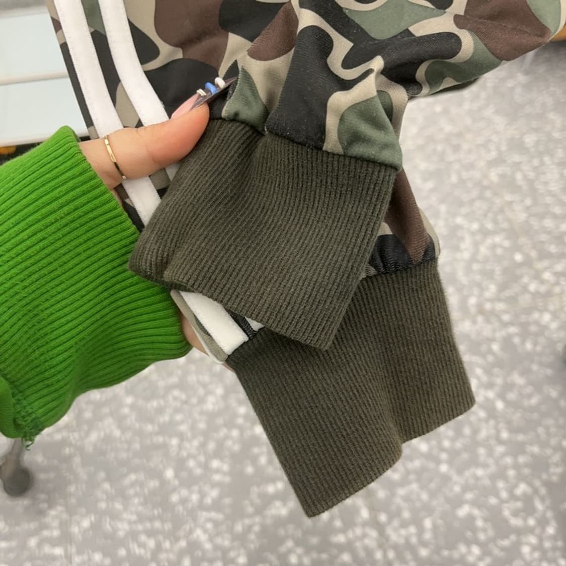 아디다스 Y2K 대장급 희귀 카모플라주 져지 집업 90 C07766 상품이미지8