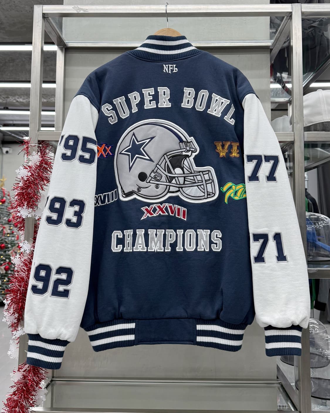 NFL 00s CowBoys 슈퍼볼 챔피언 스웻 스타디움 점퍼 상품이미지1