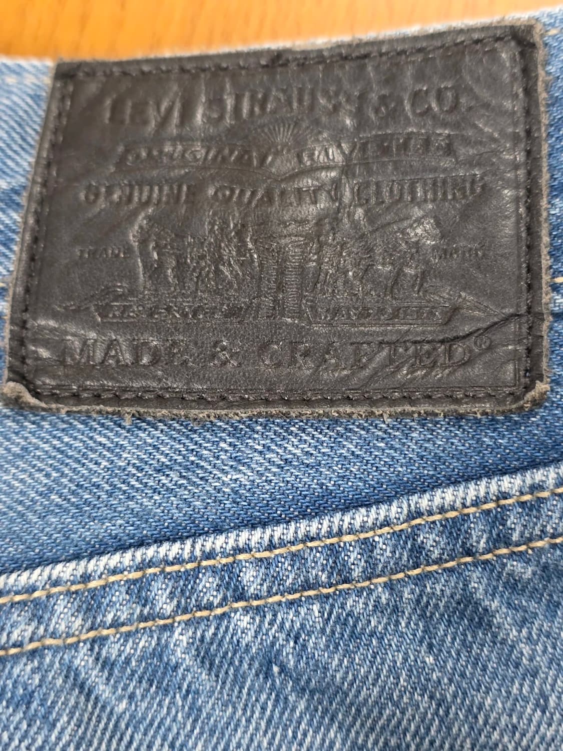 리바이스 메이드앤크래프트 LMC 배럴진 데님 팬츠 27 상품이미지3