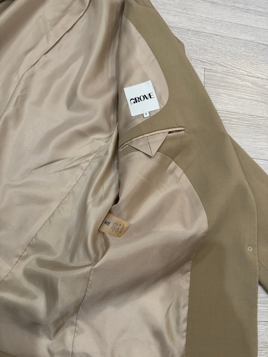그로브 벨라 자켓 베이지 상품이미지4