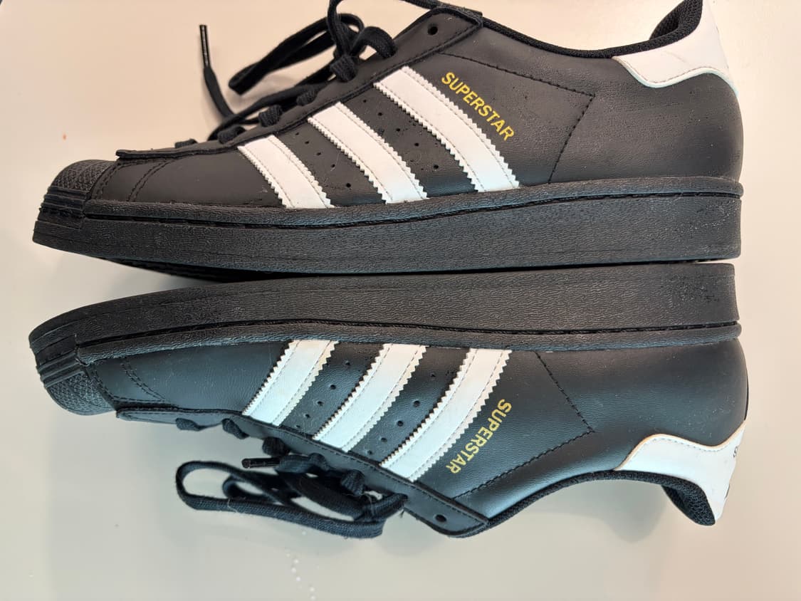 (270) 아디다스 슈퍼스타 블랙 (코어블랙) 상품이미지5