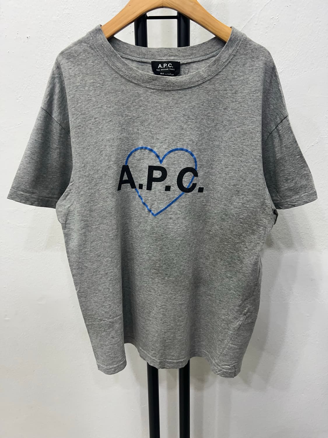 정품) APC 아페쎄 여성 오버핏 반팔티 XS 상품이미지1