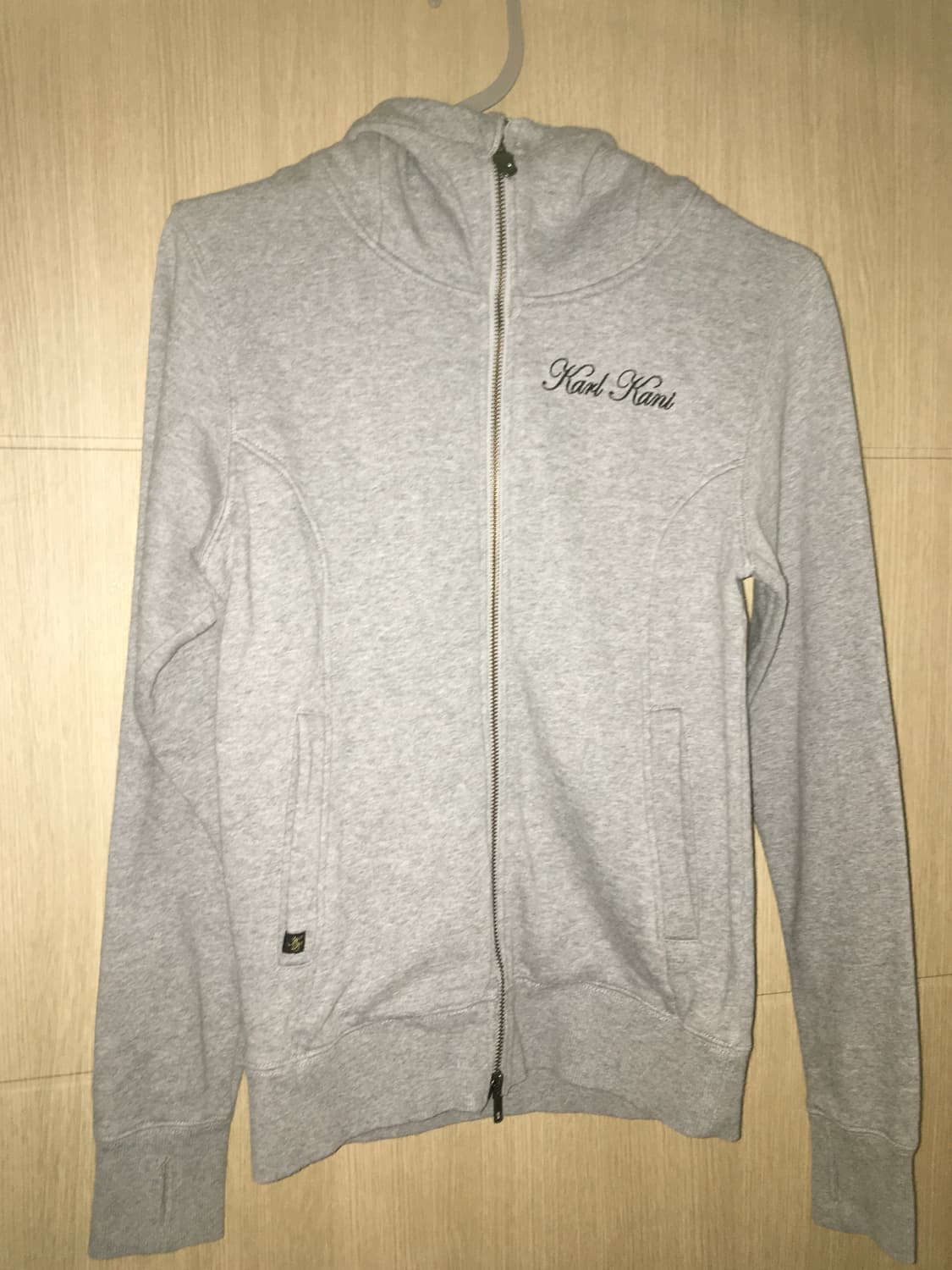 Lettering hood zip-up 상품이미지2