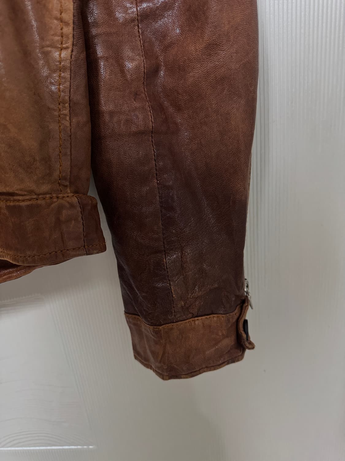 닐바렛 버팔로 레더자켓 xs 상품이미지8