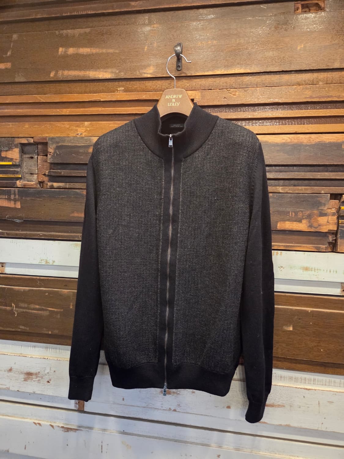 휴고보스 블랙라벨 짚업 가디건 상품이미지7