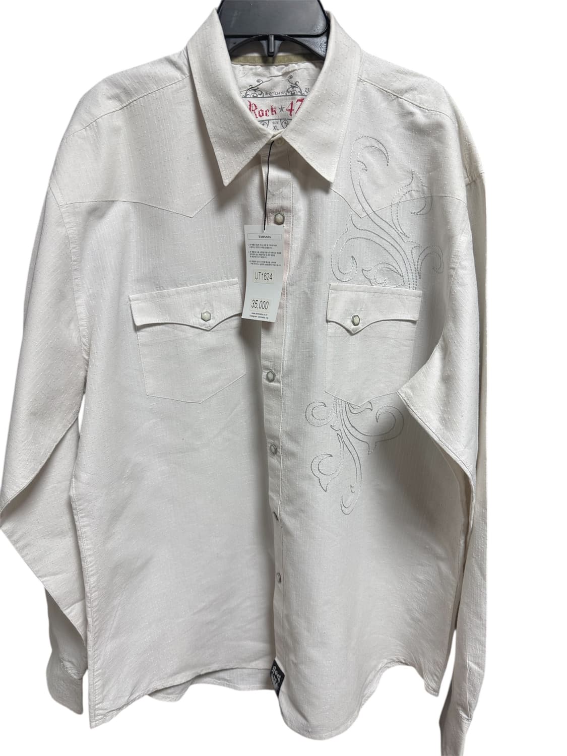 자수 포인트 빈티지 셔츠 ( 새상품 ) 상품이미지1